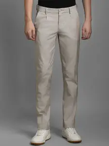 Louis Philippe Sport Men Slim Fit Pleated Trousers