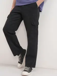 HIGHLANDER Men Overdyed Carpenter Fit Cargo Pant