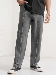 HIGHLANDER Men Relaxed Fit High-Rise Heavy Fade Stretchable Jeans