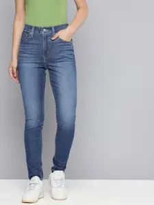 Levis Women 721 Skinny Fit High-Rise Light Fade Stretchable Jeans