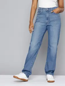 Levis Women Straight Fit Light Fade Stretchable Jeans