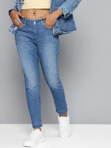 Levis Women 711 Skinny Fit Heavy Fade Stretchable Jeans