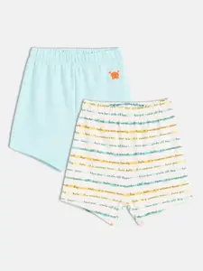 MINI KLUB Boys Cotton Pack Of 2 Shorts