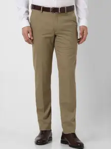 Peter England Men Slim Fit Trousers