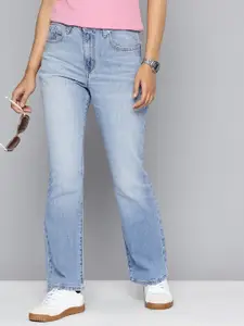 Levis Women 725 Slim Bootcut High-Rise Heavy Fade Stretchable Jeans