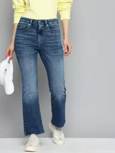 Levis Women 725 Slim Bootcut High-Rise Heavy Fade Stretchable Jeans