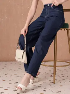 all about you Women Barrel Fit Light Fade Stretchable Jeans