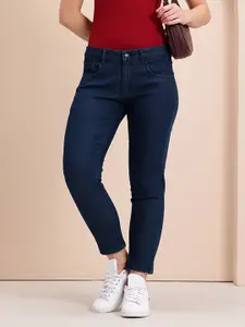 Mast & Harbour Women Slim Fit Cropped Stretchable Jeans