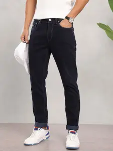 Nautica Men Slim Fit Mid-Rise Light Fade Stretchable Jeans