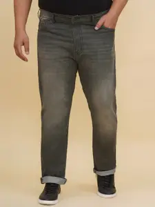 John Pride Men Plus Size Light Fade Stretchable Jeans