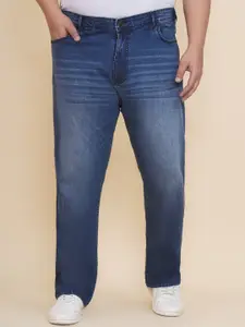 John Pride Plus Size Men Light Fade Stretchable Elasticated Waist Jeans