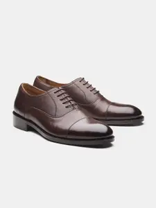 KOZASKO Men Leather Goodyear Welted Formal Oxfords