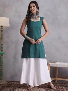 InWeave Women Kantha Work Kurta