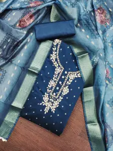 KIMISHA Embellished Unstitched Dress Material