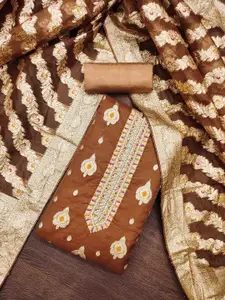 KIMISHA Organza Unstitched Dress Material