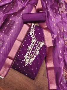 KIMISHA Embellished Unstitched Dress Material