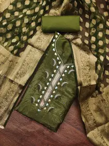 KIMISHA Embroidered Unstitched Dress Material