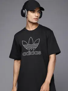 ADIDAS Originals Adicolor Outline Trefoil Pure Cotton T-shirt