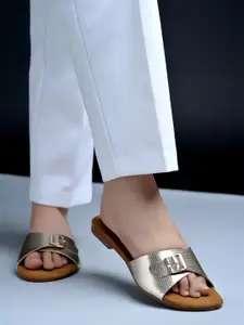 Shoetopia Women Embellished Party One Toe Flats