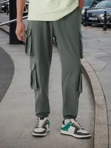 Bewakoof Air 1.0 Men Grey Super Loose Fit Cargo Joggers
