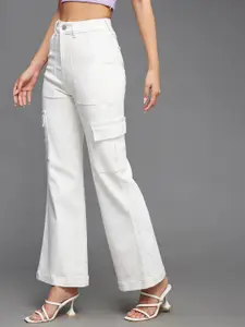 Miss Chase Women Wide Leg High-Rise Jeans