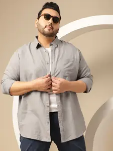 Sztori Plus Size Premium Solid Casual Shirt