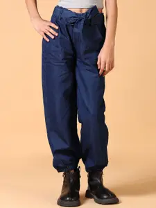 V-Mart Girls Cotton Light Fade Jeans