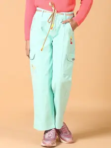 V-Mart Girls Light Fade Stretchable Mid-Rise Jeans