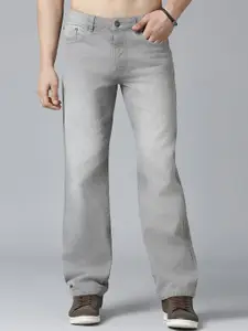 The Roadster Lifestyle Co Men Pure Cotton Relaxed Fit Mid Rise Jeans