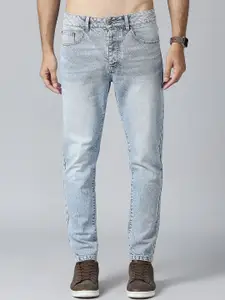 The Roadster Lifestyle Co. Men Pure Cotton Tapered Fit Mid Rise Jeans