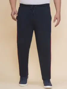 John Pride Men Plus Size Cotton Striped Track Pant