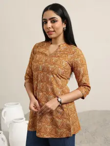 Libas Women Bandhani Printed Straight Kurti