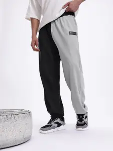 Kook N Keech Men Colourblocked Relaxed Fit Joggers