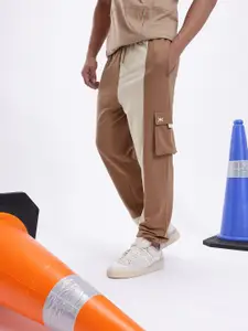 Kook N Keech Men Colourblocked Relaxed Fit Joggers