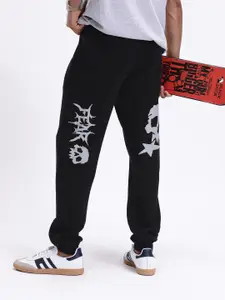Kook N Keech Men Grunge Print Joggers