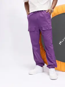 Kook N Keech Men Solid Relaxed Cargos Style Joggers