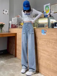 StyleCast Women Straight Fit Light Fade Mid-Rise Cotton Jeans