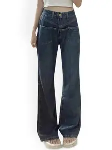 StyleCast Women Mid-Rise Wide Leg Jeans