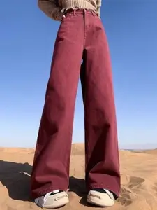 StyleCast Women Mid-Rise Wide Leg Jeans