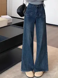 StyleCast Women Mid-Rise Mom Fit Cotton Jeans