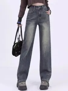 StyleCast Women Straight Fit Light Fade Mid-Rise Jeans