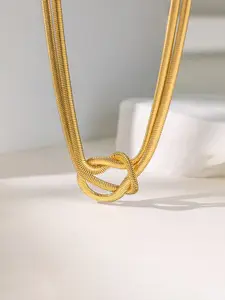 Jewels Galaxy Gold-Plated Necklace