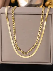 Jewels Galaxy Gold-Plated Necklace