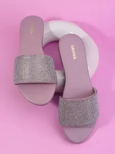 Anouk Women Embellished  Open Toe Flats