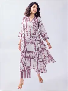 BAESD Women Printed A-Line Midi Dress