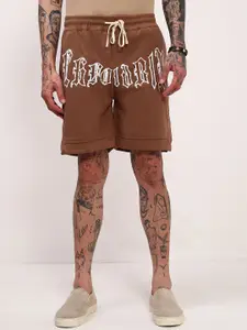 SHOWOFF Men Typography Printed Shorts