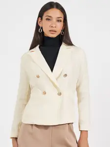 Styli Women Regular Length Regular Fit Double-Breasted Blazer