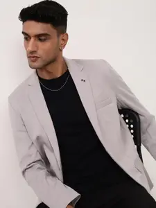 SHOWOFF Slim-Fit Single-Breasted Cotton Blazer