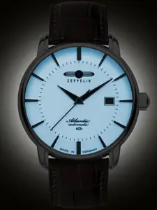 ZEPPELIN Men Dial & Leather Straps Analogue Multi Function Automatic Motion Watch 84605