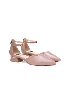 Sherrif Shoes PU Block Pumps with Bows